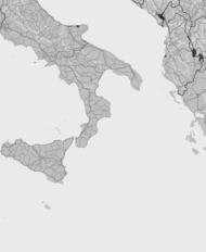 Storm report map of Italy