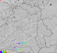 Mapa burzowa Białorusi