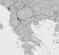 Storm report map of Greece