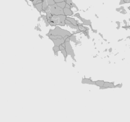 Storm report map of Greece