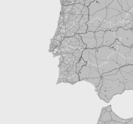 Storm report map of Spain, Portugal