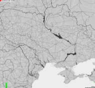 Mapa burzowa Ukrainy