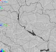 Storm report map of Ukraine