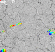 Storm report map of Deutschland