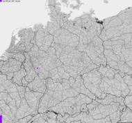 Mapa burzowa Niemiec