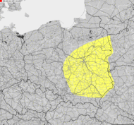 Severe weather alert for Poland