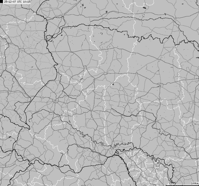 Mapa wyładowań atmosferycznych Ukrainy