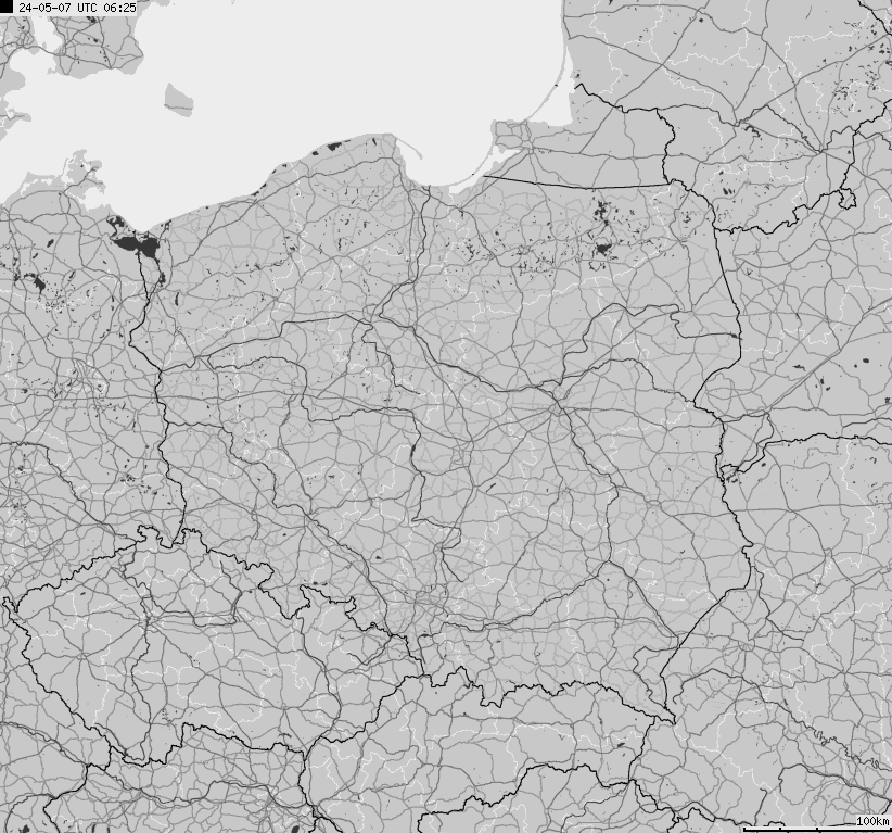 Mapa ostrze¿eñ dla Polski
