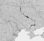 Storm report map of Ukraine