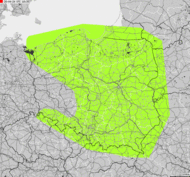 Severe weather alert for Poland