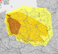Severe weather alert for Poland