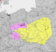 Severe weather alert for Poland