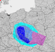 Mapa ostrzeżeń dla Polski